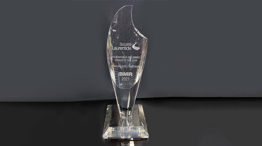 Prix Fournisseur de l’année Quincaillerie BMR